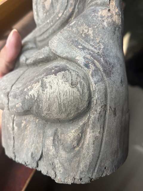 古玩雜項木雕造像真品鑒賞圖