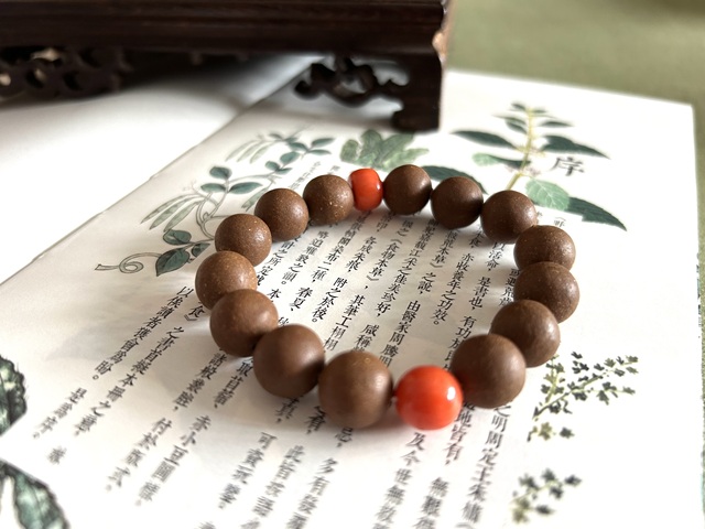 古玩雜項天然和香手串，真品鑒賞圖