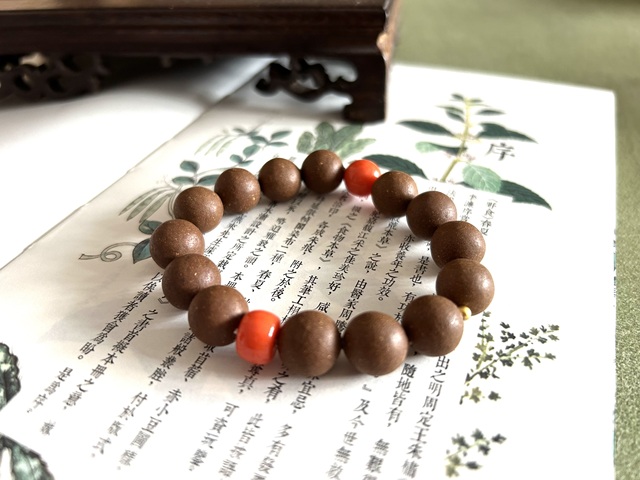 古玩雜項天然和香手串，真品鑒賞圖