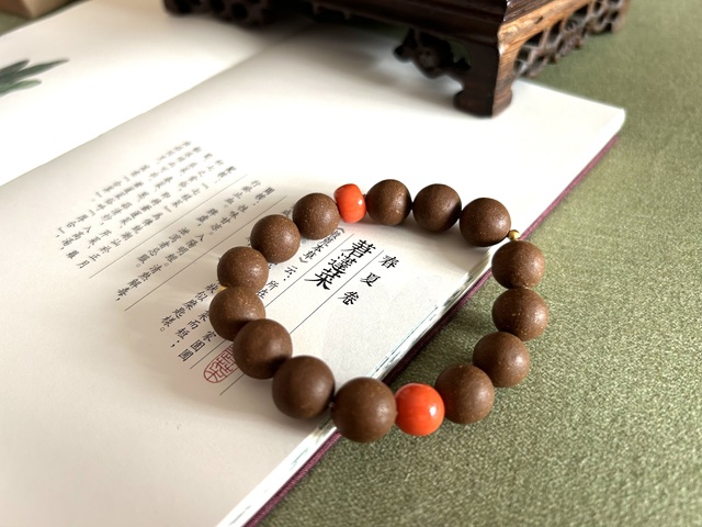 古玩雜項天然和香手串，真品鑒賞圖