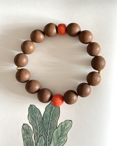 古玩雜項天然和香手串，真品鑒賞圖