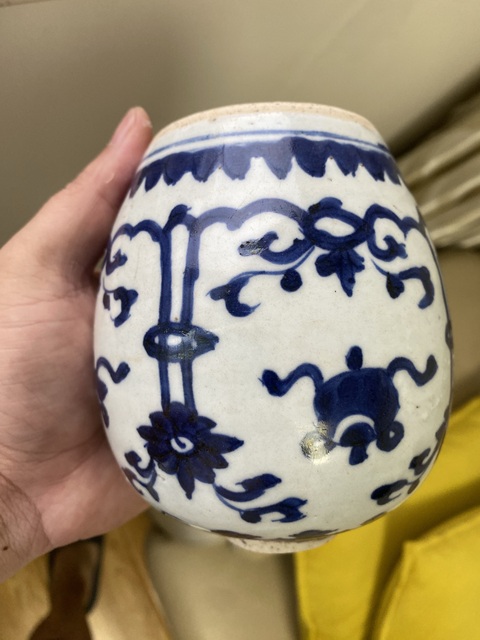 古玩陶瓷青花罐真品鑒賞圖