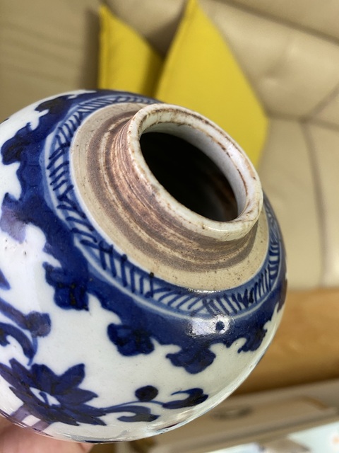 古玩陶瓷青花罐真品鑒賞圖