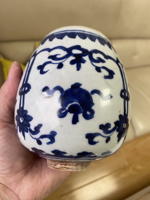 古玩陶瓷青花罐真品鑒賞圖