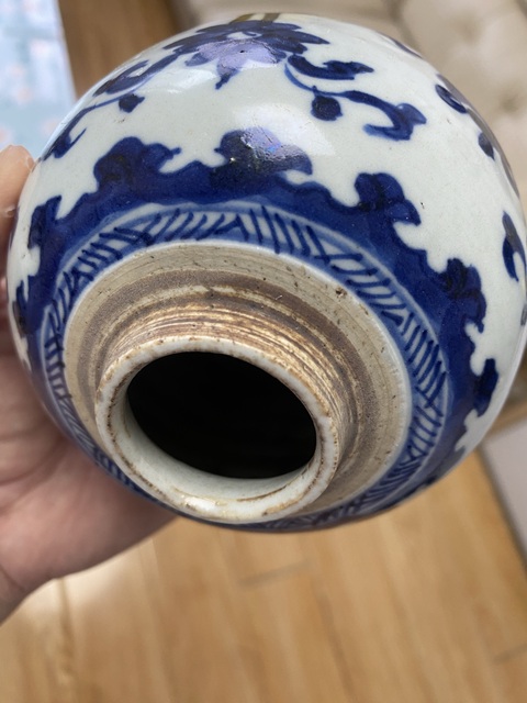 古玩陶瓷青花罐真品鑒賞圖