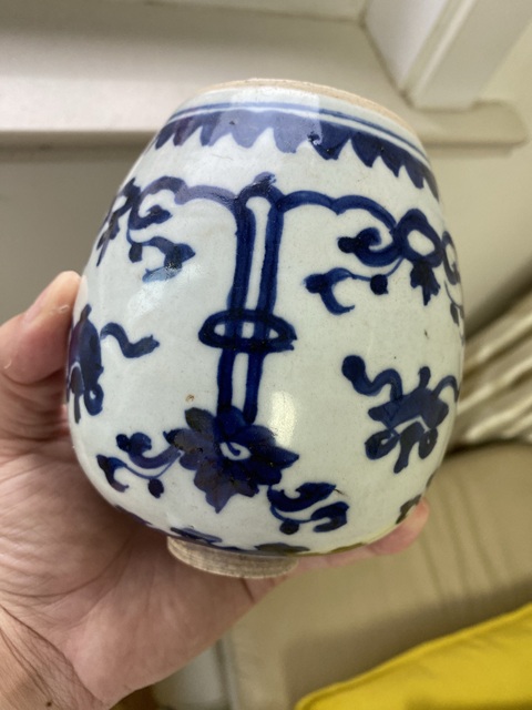 古玩陶瓷青花罐真品鑒賞圖