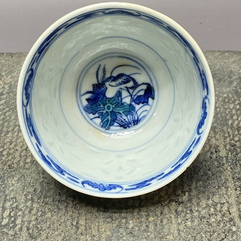 古玩陶瓷一路連科斗彩杯真品鑒賞圖
