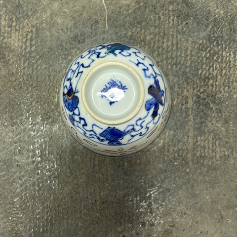 古玩陶瓷一路連科斗彩杯真品鑒賞圖