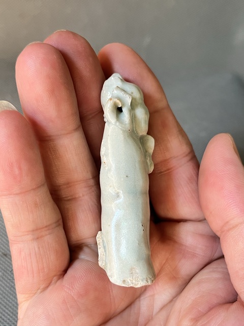 古玩陶瓷元~湖田窯青白釉人物造像拍賣，當(dāng)前價(jià)格1866元