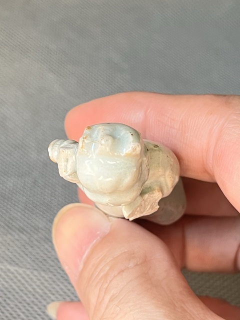 古玩陶瓷元~湖田窯青白釉人物造像拍賣，當(dāng)前價(jià)格1866元