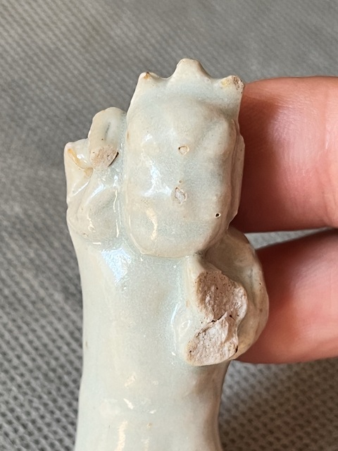 古玩陶瓷元~湖田窯青白釉人物造像拍賣，當(dāng)前價(jià)格1866元