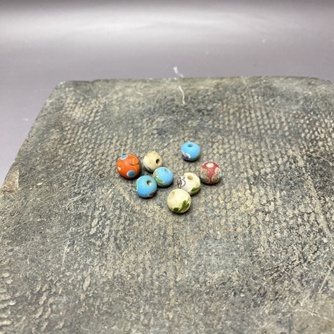 古玩陶瓷清代琉璃珠真品鑒賞圖