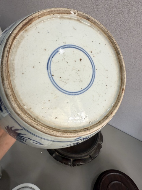 古玩陶瓷青花龍紋罐真品鑒賞圖