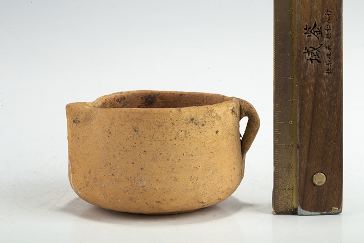 古玩陶瓷明早期·陶單耳杯拍賣，當前價格600元