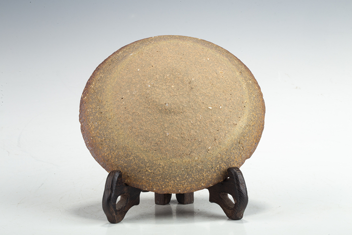 古玩陶瓷明·弦紋陶碾碗真品鑒賞圖