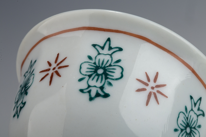 古玩陶瓷民國至創匯·茶杯四件真品鑒賞圖