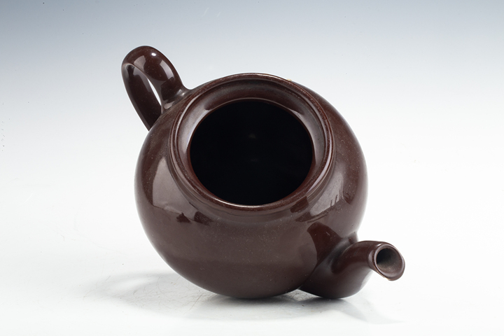 古玩陶瓷創匯·醬釉茶壺真品鑒賞圖