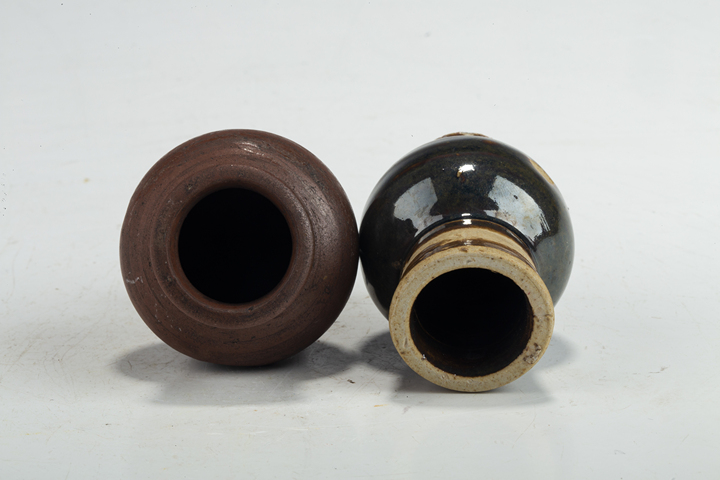 古玩陶瓷清晚·煙具兩只真品鑒賞圖