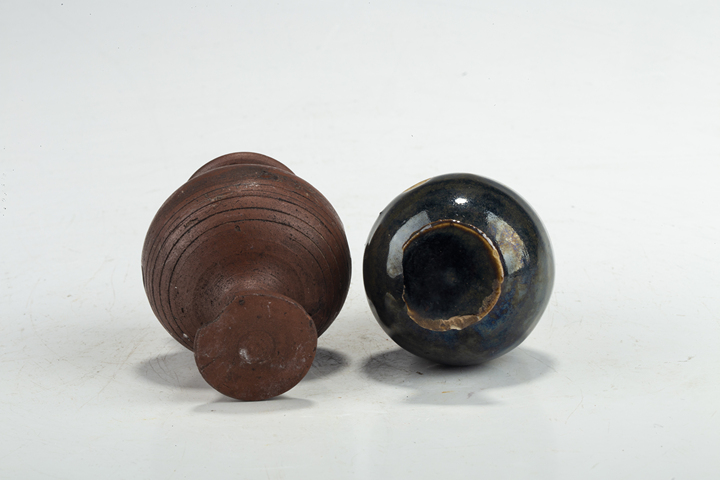 古玩陶瓷清晚·煙具兩只真品鑒賞圖