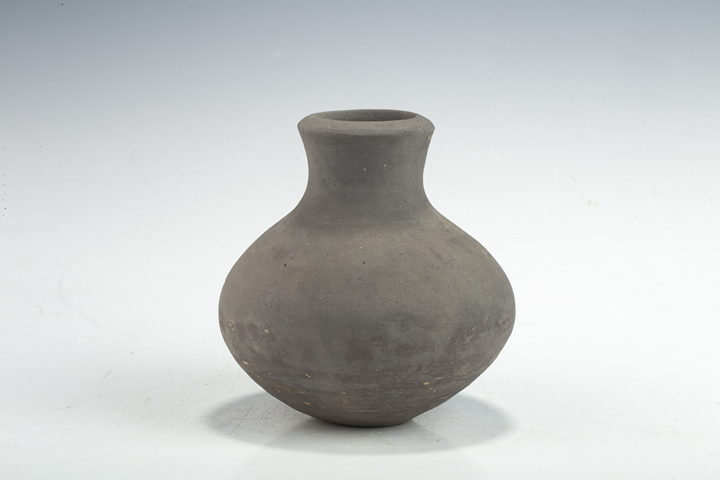 古玩陶瓷明以前·灰陶壺真品鑒賞圖