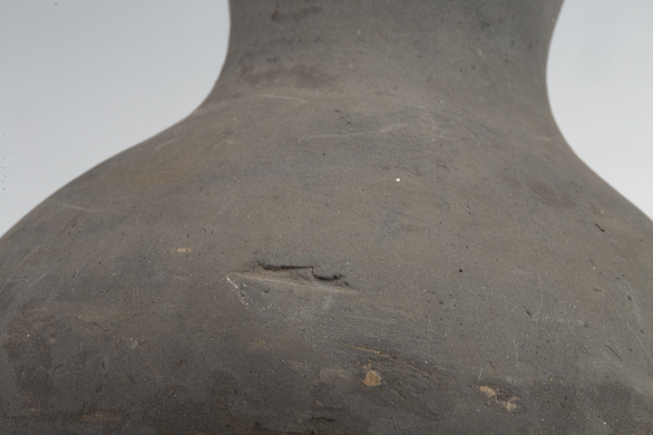 古玩陶瓷明以前·灰陶壺真品鑒賞圖