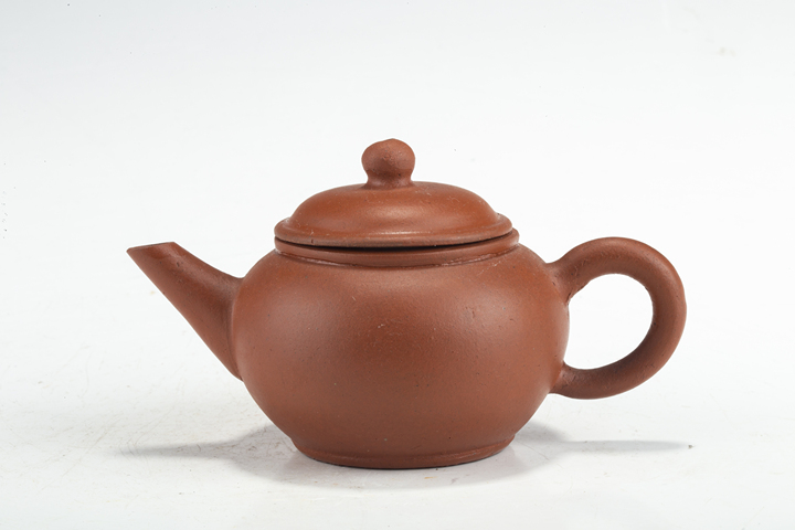 古玩雜項(xiàng)當(dāng)代·蓮生貴子款紫砂壺真品鑒賞圖