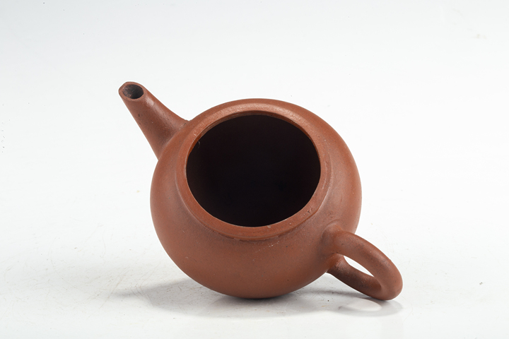 古玩雜項(xiàng)當(dāng)代·蓮生貴子款紫砂壺真品鑒賞圖