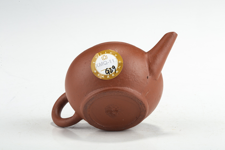 古玩雜項(xiàng)當(dāng)代·蓮生貴子款紫砂壺真品鑒賞圖