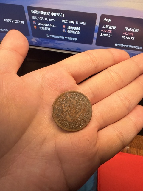 古玩錢幣大清銅幣真品鑒賞圖