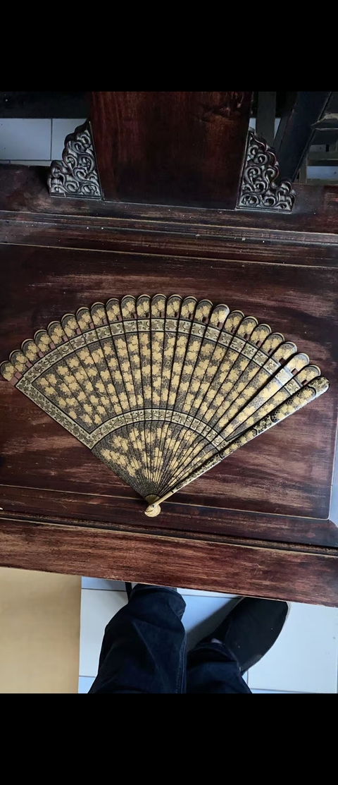 古玩雜項折扇真品鑒賞圖