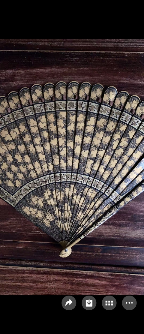 古玩雜項折扇真品鑒賞圖