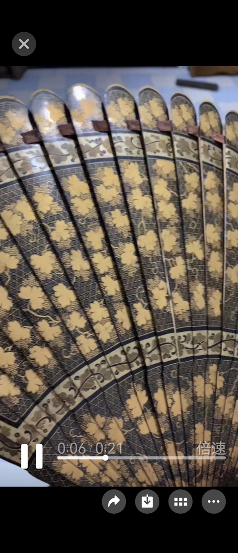 古玩雜項折扇真品鑒賞圖