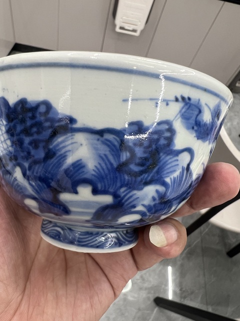 古玩陶瓷青花碗真品鑒賞圖