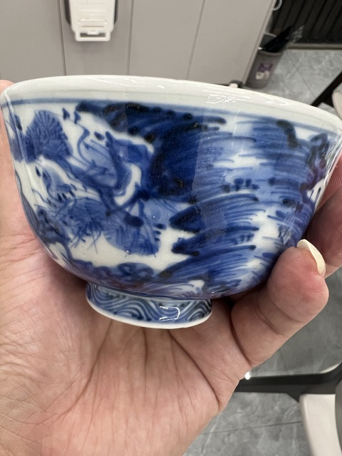 古玩陶瓷青花碗真品鑒賞圖