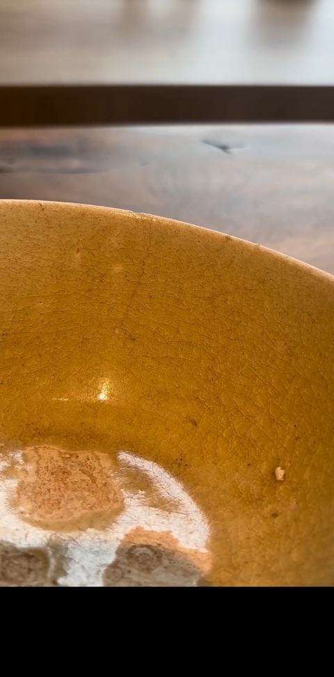 古玩陶瓷岳州窯青釉刻仰蓮紋碗真品鑒賞圖