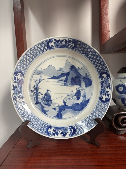 古玩陶瓷康熙 青花人物故事盤拍賣,當(dāng)前價格12880元