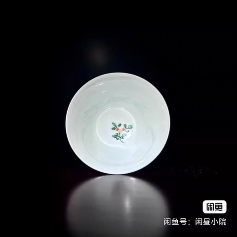 古玩陶瓷青花五彩杯真品鑒賞圖