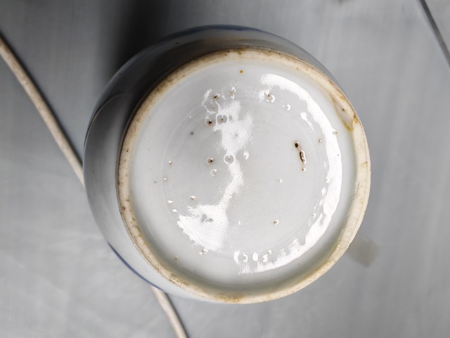 古玩陶瓷康熙·青花嬰戲紋蓮子罐 真品鑒賞圖