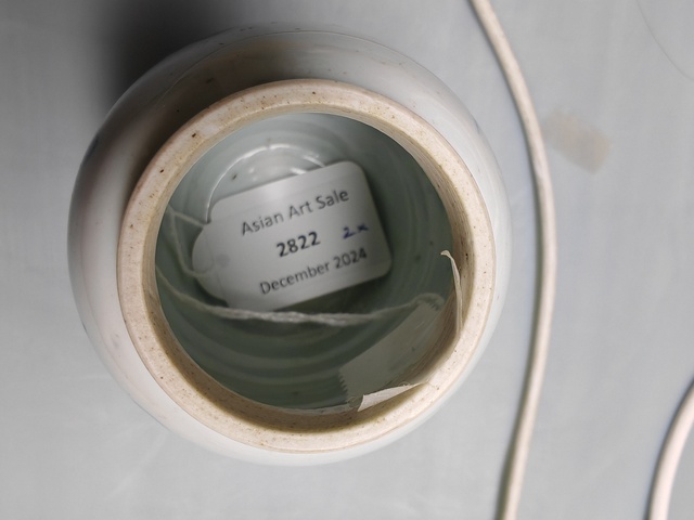 古玩陶瓷康熙·青花嬰戲紋蓮子罐 真品鑒賞圖