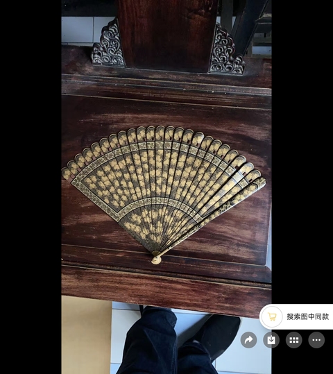 古玩雜項折扇真品鑒賞圖