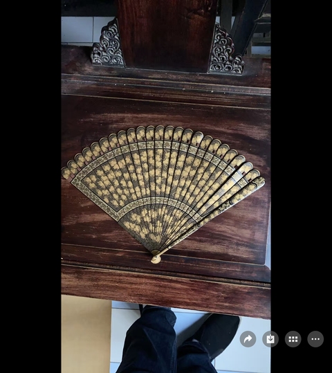 古玩雜項折扇真品鑒賞圖