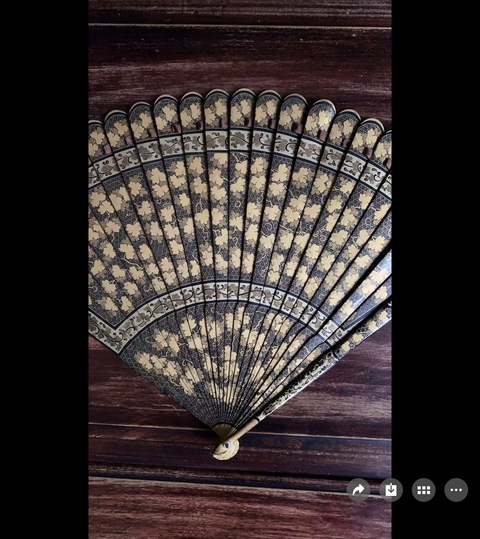 古玩雜項折扇真品鑒賞圖