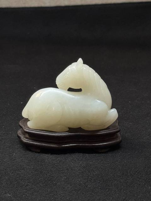 古玩玉器玉馬真品鑒賞圖