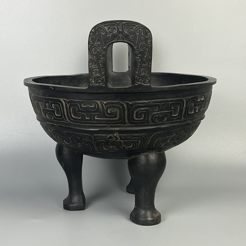 古玩銅器鼎真品鑒賞圖