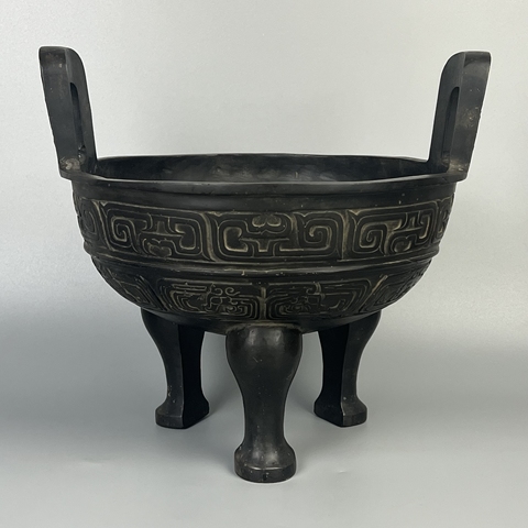 古玩銅器鼎真品鑒賞圖