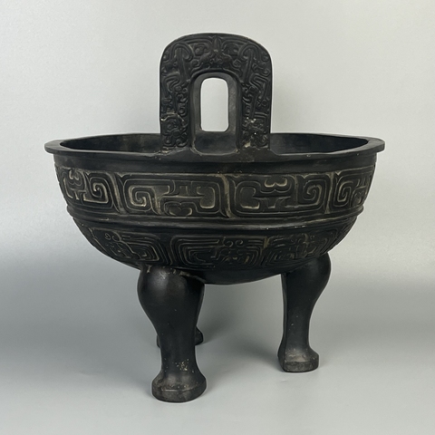 古玩銅器鼎真品鑒賞圖