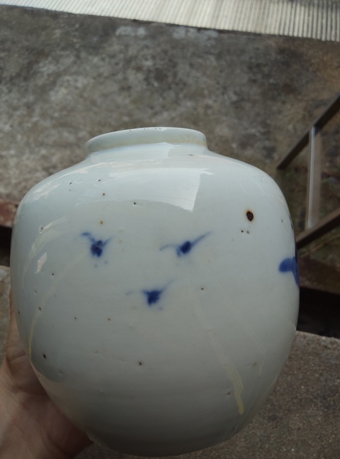 古玩陶瓷青花人物罐真品鑒賞圖