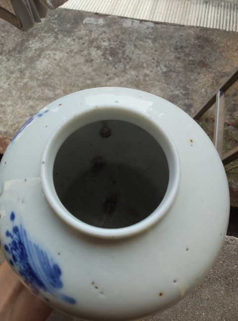 古玩陶瓷青花人物罐真品鑒賞圖
