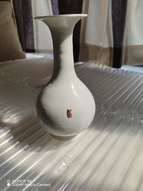 古玩陶瓷長頸撇口瓶真品鑒賞圖