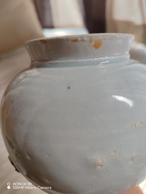 古玩陶瓷長頸撇口瓶真品鑒賞圖